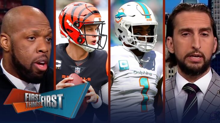What can Tua’s Dolphins prove with a win over Joe Burrow’s Bengals? | NFL | FIRST THINGS FIRST