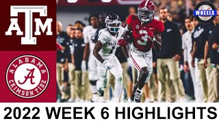 #1 Alabama vs Texas A&M Highlights | College Football Week 6 | 2022 College Football Highlights