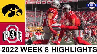 #2 Ohio State vs Iowa Highlights | College Football Week 8 | 2022 College Football Highlights