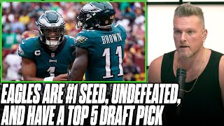Eagles Are The Only Undefeated Team AND Have A Top 5 Pick In 2023 Draft | Pat McAfee Reacts
