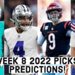 NFL 2022 WEEK 8 PICKS AND PREDICTIONS!