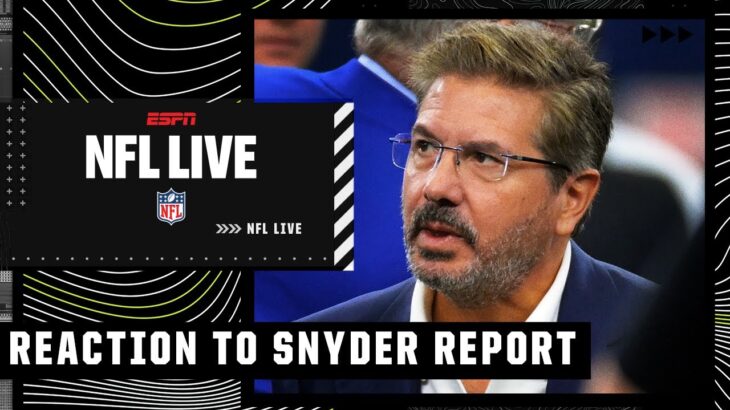 NFL Live reacts to report about Dan Snyder having “dirt” on other owners | NFL Live