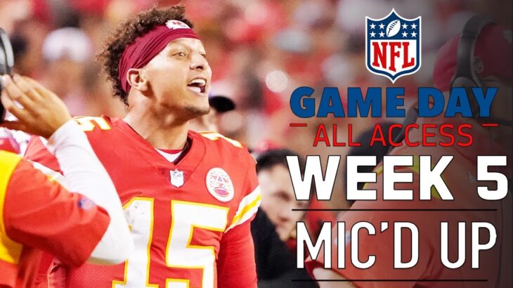 NFL Week 5 Mic’d Up, “both y’all boys too little” | Game Day All Access