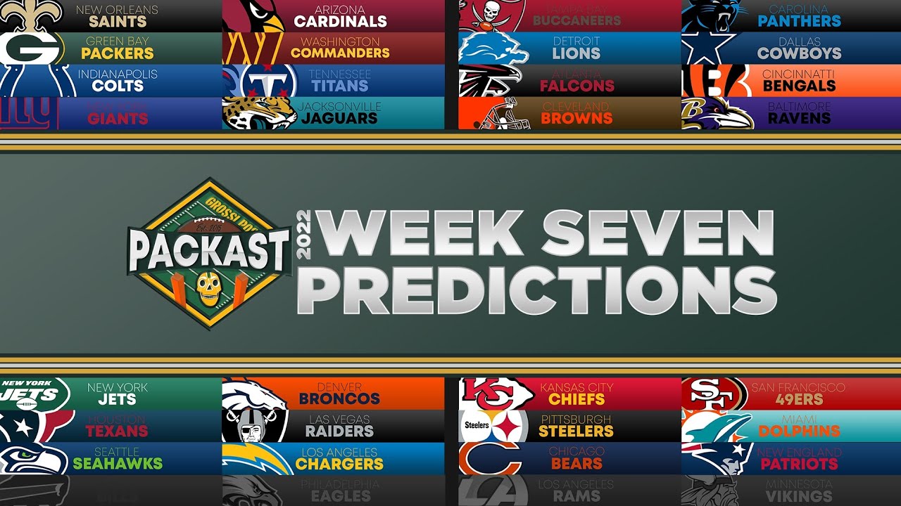 NFL Week 7 Predictions American football video collection