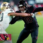 New Orleans Saints vs. Arizona Cardinals | 2022 Week 7 Game Highlights