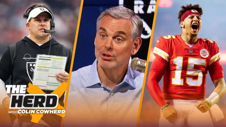 Patrick Mahomes, Chiefs continue to dominate, Josh McDaniels’ two-point decision | NFL | THE HERD