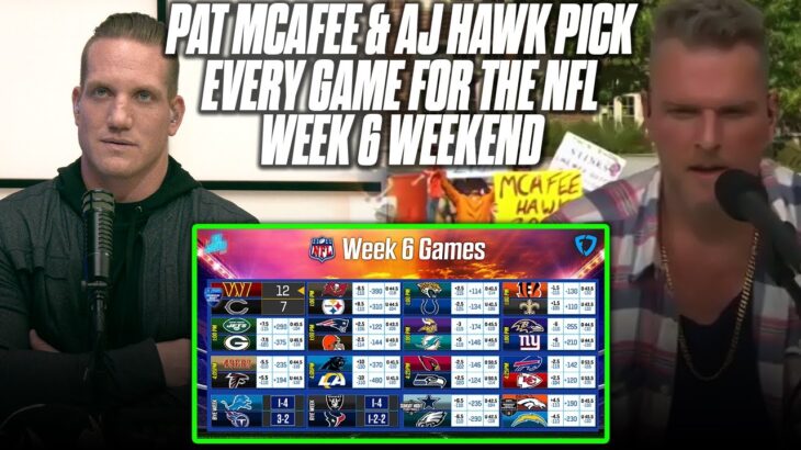 The Pat McAfee Show Pick & Predicts EVERY GAME For The NFL Week 6 Weekend