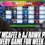 The Pat McAfee Show Pick & Predicts EVERY GAME For The NFL Week 8 Weekend