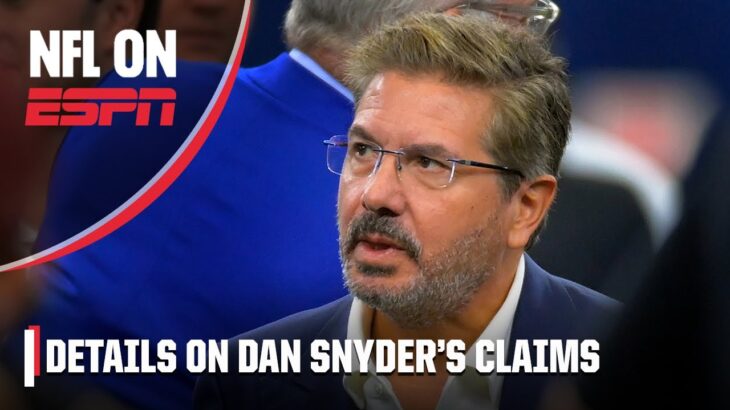 The details about Dan Snyder claiming he has ‘dirt’ on NFL team owners & Roger Goodell | NFL on ESPN