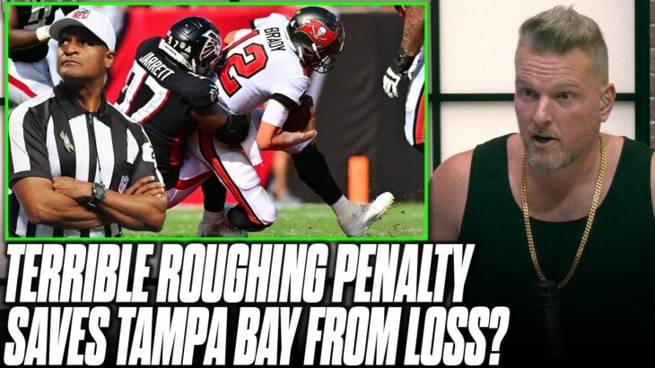Tom Brady Gets TERRIBLE Roughing The Passer Call To Save Buccaneers From Losing To Falcons?!