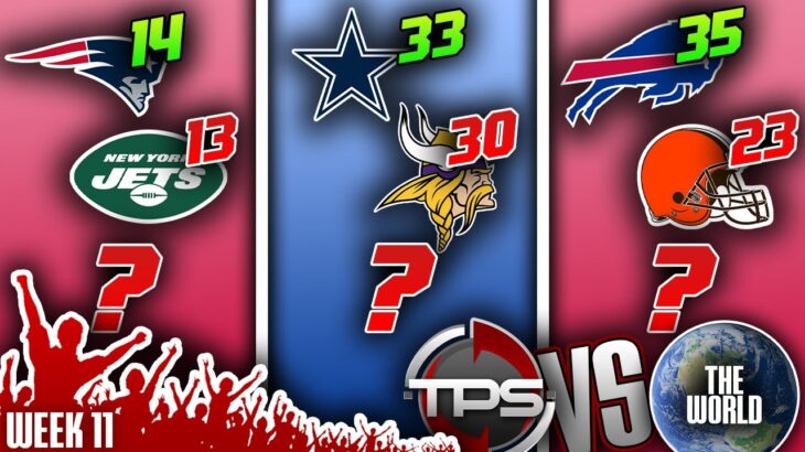 2022 NFL Week 11 PICKS, PREDICTIONS & PRIZES! TPS vs THE WORLD!!!