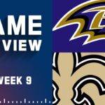 Baltimore Ravens vs. New Orleans Saints | 2022 Week 9 Game Preview
