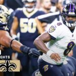 Baltimore Ravens vs. New Orleans Saints | 2022 Week 9 Highlights