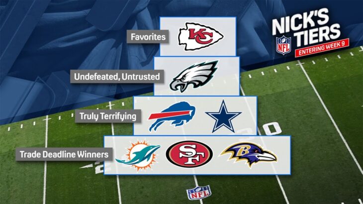 Cowboys, Bills, Eagles challenge Chiefs atop Nick’s Tiers entering Week 9 | NFL | FIRST THINGS FIRST