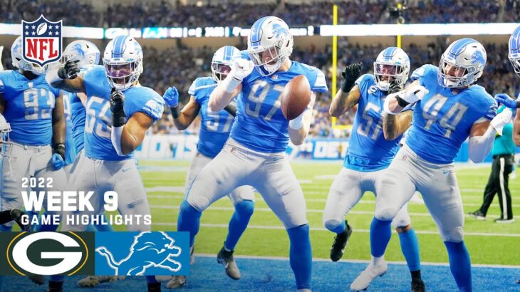 Green Bay Packers vs. Detroit Lions | 2022 Week 9 Game Highlights