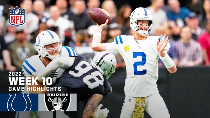 Indianapolis Colts vs. Las Vegas Raiders | 2022 Week 10 Game Highlights