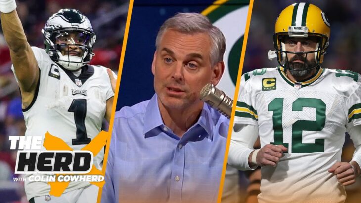 Jalen Hurts leads Eagles to first 8-0 start in history, Packers sending a message? | NFL | THE HERD