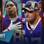 Josh Allen ‘horrendous’ in Bills loss vs. Justin Jefferson, Vikings | NFL | FIRST THINGS FIRST