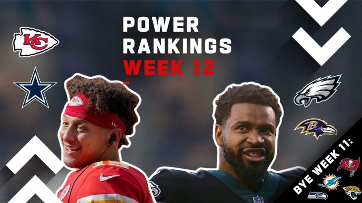 NFL Power Rankings Week 12