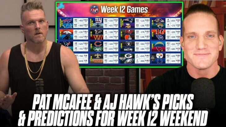 Pat McAfee & AJ Hawk Pick & Predict Every Game For NFL’s Week 12 Weekend