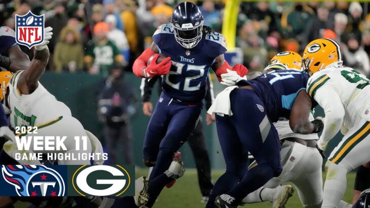 Tennessee Titans vs. Green Bay Packers | 2022 Week 11 Game Highlights