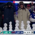 Dolphins-Bills game briefly delayed due to snowballs being thrown on the field
