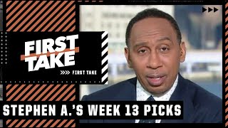 First Take makes their NFL picks for Week 13 🏈