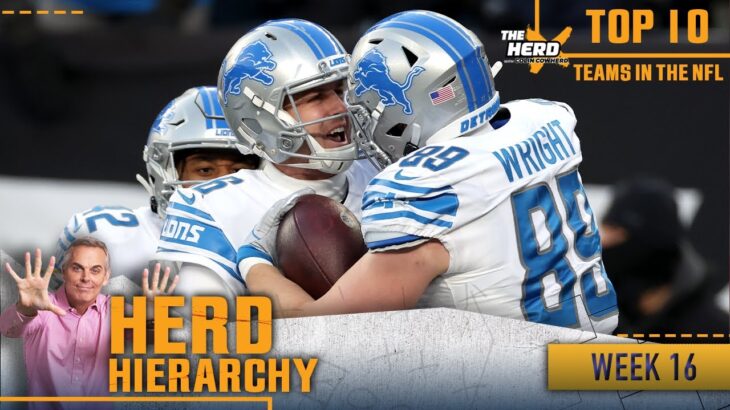Herd Hierarchy: Lions leap in, Jaguars and Bengals pack Colin’s Top 10 into Week 16 | NFL | THE HERD