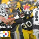 Las Vegas Raiders vs. Pittsburgh Steelers | Semana 16 NFL 2022 | Resumen Highlights | 24 Dic, 22