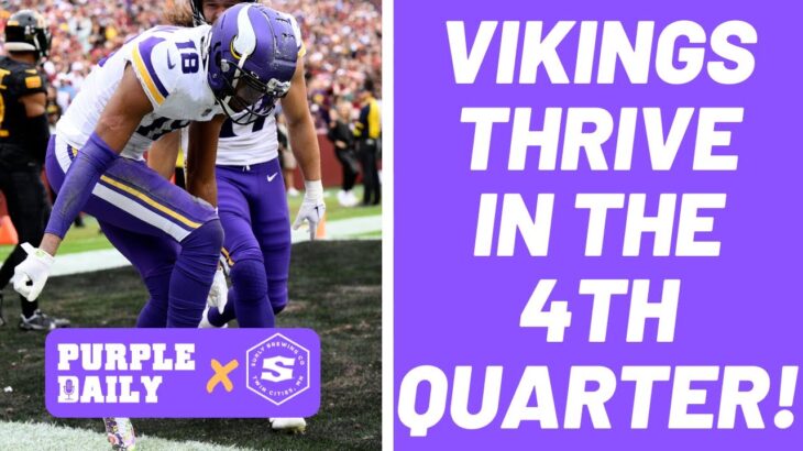 Minnesota Vikings are the BEST 4th quarter offense in the NFL