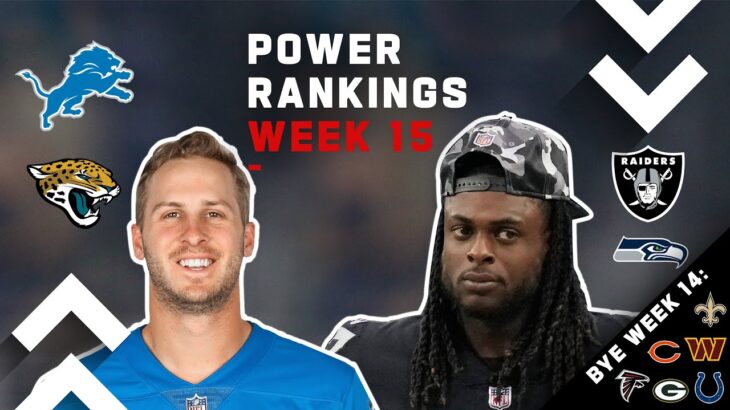 NFL Power Rankings Week 15