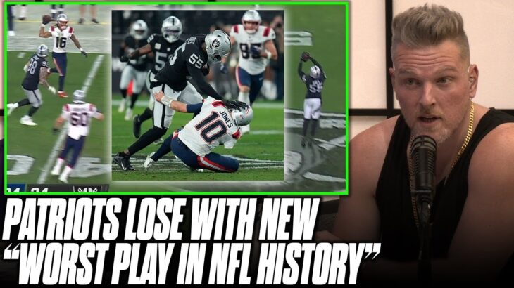 Patriots Lose To Raiders With The New Worst Play In NFL History | Pat McAfee Reacts