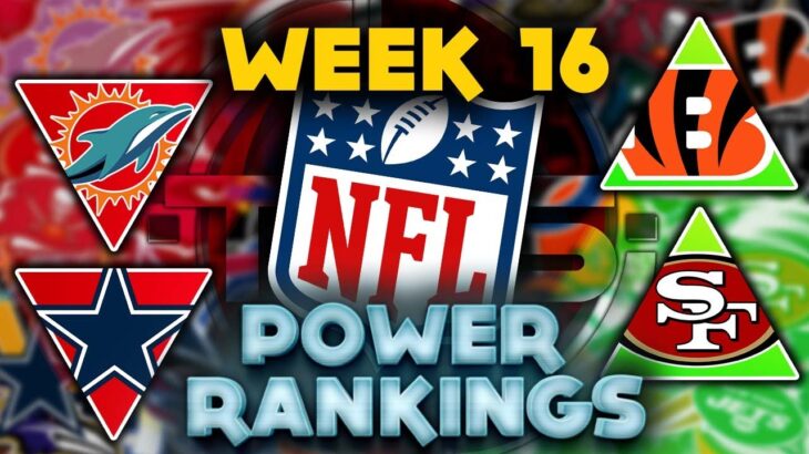 The Official 2022 NFL Power Rankings (Week 16 Edition!) || TPS