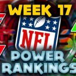 The Official 2022 NFL Power Rankings (Week 17 Edition!) || TPS
