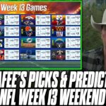 The Pat McAfee Show Picks & Predicts Every Game For NFL’s Week 13 Weekend