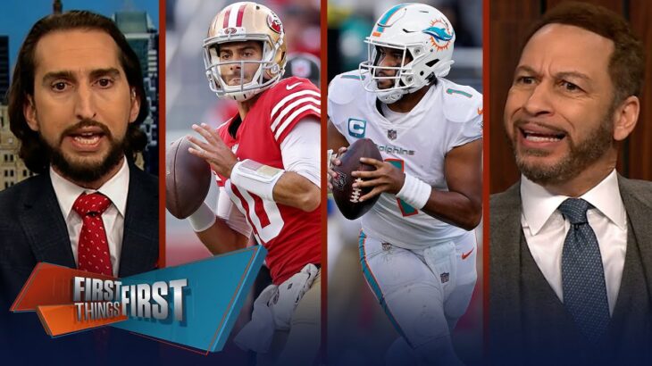 Tua, Dolphins fall to 49ers 33-17, Jimmy G out for season w/ broken foot | NFL | FIRST THINGS FIRST