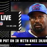 Von Miller out at least 4 weeks with knee injury | NFL Live