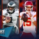 Why Mahomes and Chiefs will win the AFC, Eagles biggest threat in NFC? | NFL | FIRST THINGS FIRST
