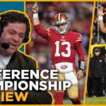 2022 Conference Championship Preview + Panthers hire Frank Reich | Around the NFL Podcast
