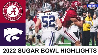 #5 Alabama vs #9 Kansas State Highlights | 2022 Sugar Bowl | 2022 College Football Highlights