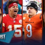 Chiefs host 2nd straight AFC Championship Game vs. Joe Burrow, Bengals | NFL | FIRST THINGS FIRST