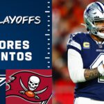 Dallas COWBOYS x Tampa Bay BUCCANEERS | NFL Playoffs Melhores Momentos | Rodada de Wild Card