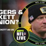 Did the Jets hire Nathaniel Hackett to entice Aaron Rodgers? | NFL Live
