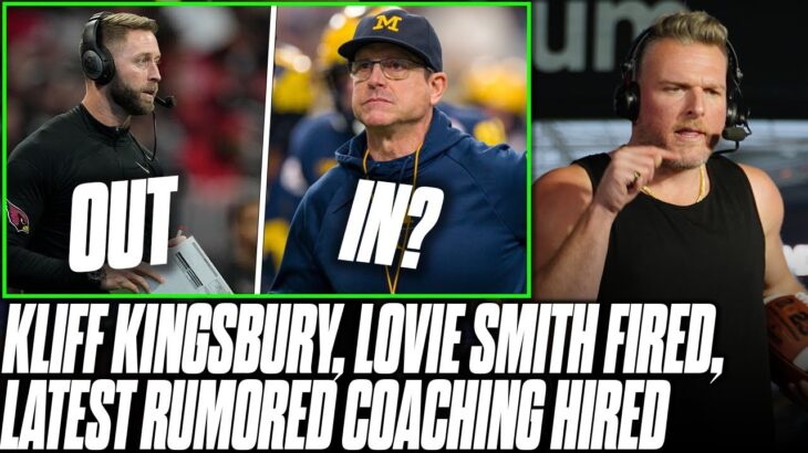 Kliff Kingsbury & Lovie Smith Fired, Who Will Be The New Head Coaches In The NFL? | Pat McAfee React