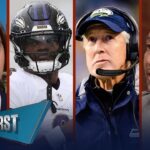 Lamar Jackson doubtful to play vs. Bengals, Pete Carroll praises 49ers | NFL | FIRST THINGS FIRST