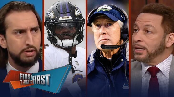 Lamar Jackson doubtful to play vs. Bengals, Pete Carroll praises 49ers | NFL | FIRST THINGS FIRST