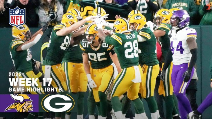 Minnesota Vikings vs. Green Bay Packers | 2022 Week 17 Game Highlights