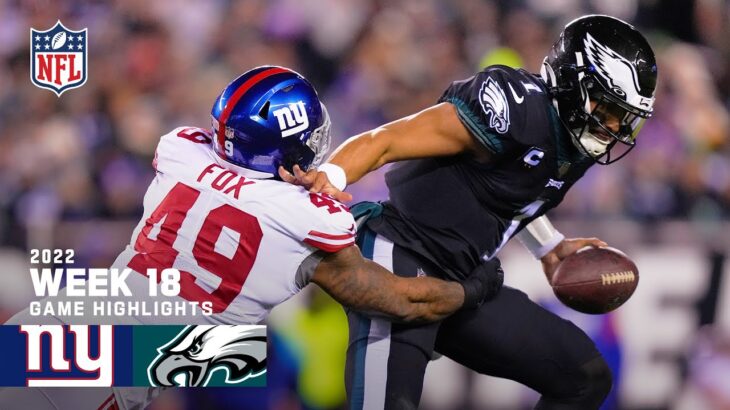 New York Giants vs. Philadelphia Eagles | 2022 Week 18 Game Highlights