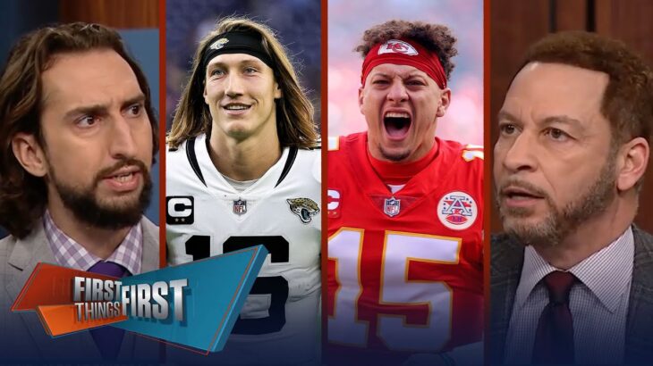 Patrick Mahomes warns Chiefs not to look past Trevor Lawrence, Jaguars | NFL | FIRST THINGS FIRST