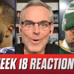 Reaction to Aaron Rodgers & Packers rough loss to Lions, Dallas Cowboys meltdown | Colin Cowherd NFL